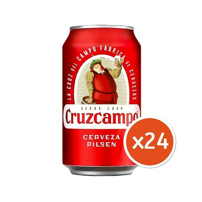 Cruzcampo Larger Beer in Bottles in 250ml