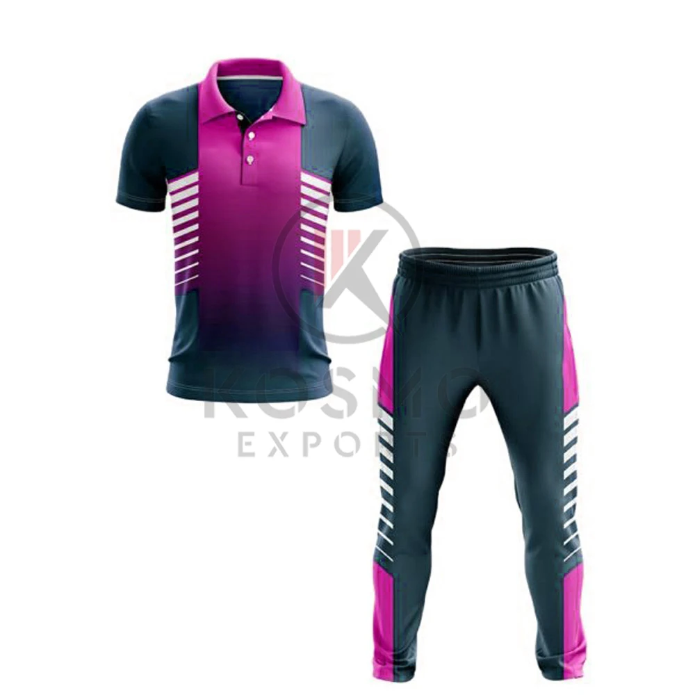 Wholesale Cricket Uniform Custom Designed Team Uniform Low Priced New Sublimated Cricket Jersey