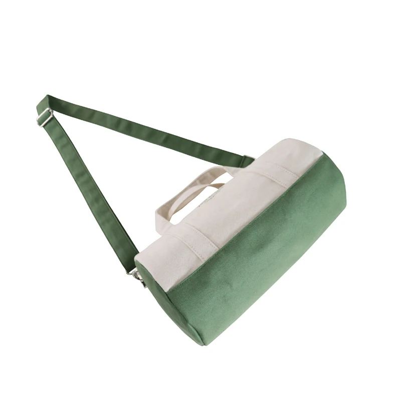 custom logo oem customized fashion gym workout cute mini waxed canvas small duffle duffel bag for girls