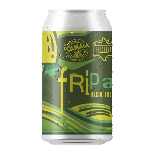 Artisanal beer FRIPA Italian craft European Session IPA style can 12x33cl