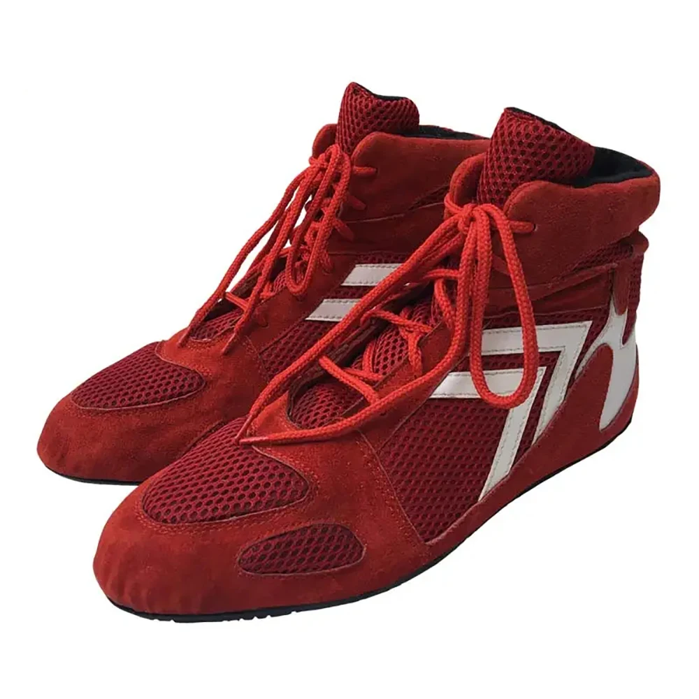 Latest 2024 Wholesale Custom Made Professional High Top Boxing Shoes Manufacturers Gym Men Boxing Shoes