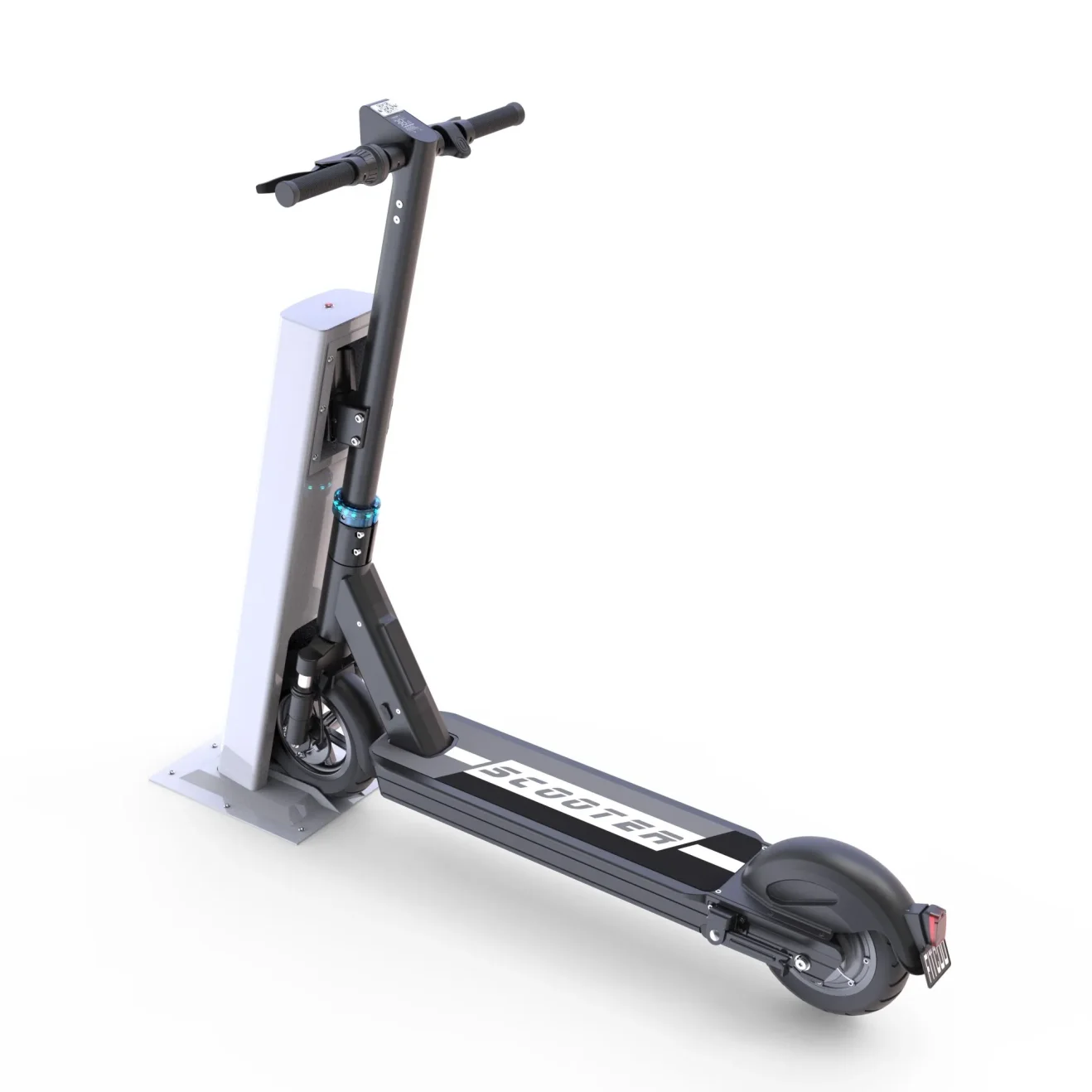 Electric Scooter GPS Sharing Scooter for Adults App Controlled Scooter