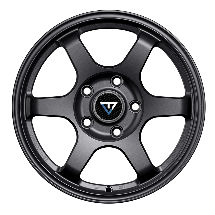 Новый дизайн VLF08 послепродажные диски 18 дюймов с 5 отверстиями колеса для легкового автомобиля 5x108 матовый черный поток формованные 18x8,0 литые диски колесо