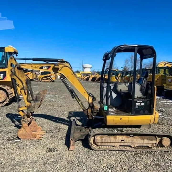 2018 Caterpillar 302.7D CR Used Crawler Excavator Yanmar Engine Hydac Hydraulic Valve Secondhand with 20 Ton Operating Weight
