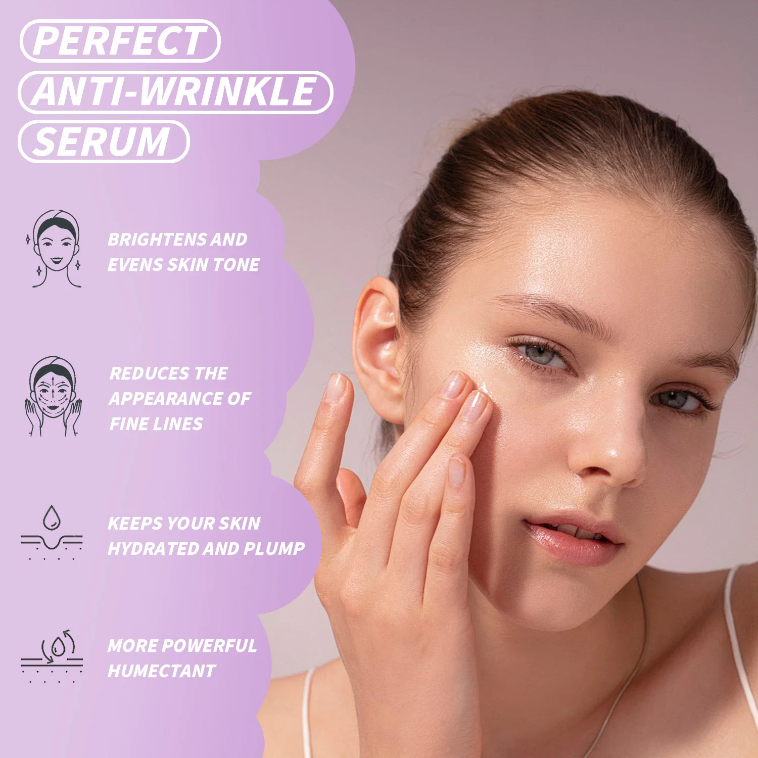 Private Label Anti Aging Wrinkles Brightening Exfoliate Exfoliating Glycolic Acid Face Aha Serum