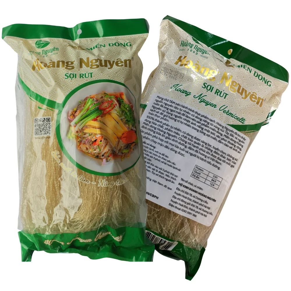 Vermicelli Yarn-retracted Arrowroot Vietnam Vermicelli Bulk Price Packed PP PE Bag Food OCOP Bag Made In Vietnam Manufacturer