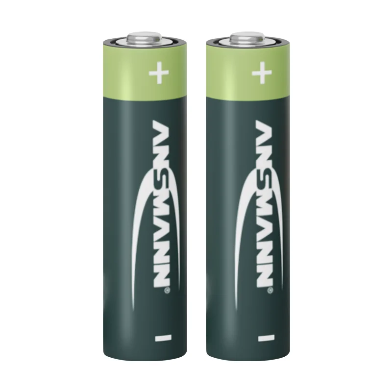 Ansmann premium quality 2pcs pack rechargeable 1.2v nimh battery 2850mAh AA rechargeable battery