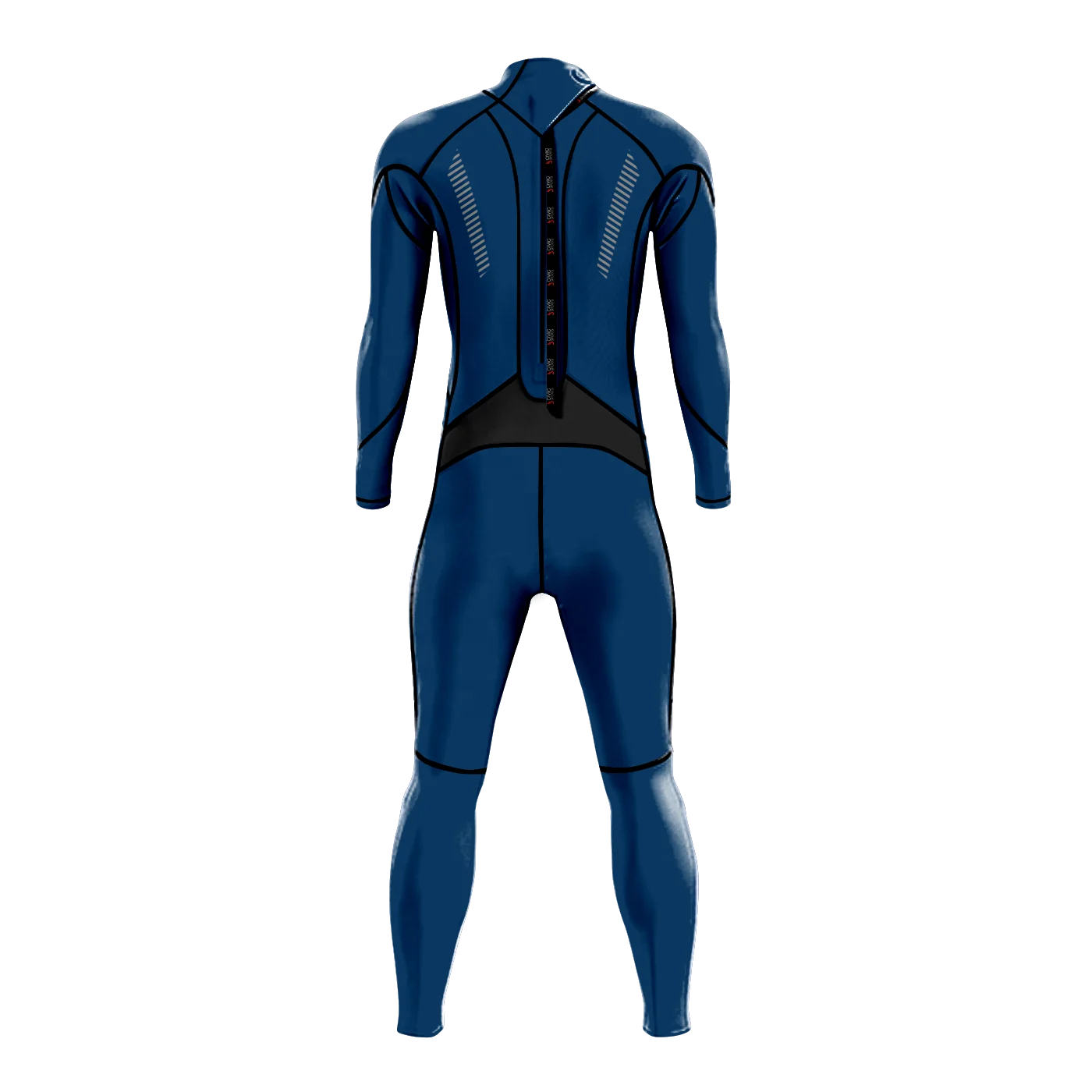 Mens Wetsuit 3mm Full Diving Suit Youth Neoprene Wetsuit Warm Full Body Long Sleeve Swim Suits Front Zipper One Piece