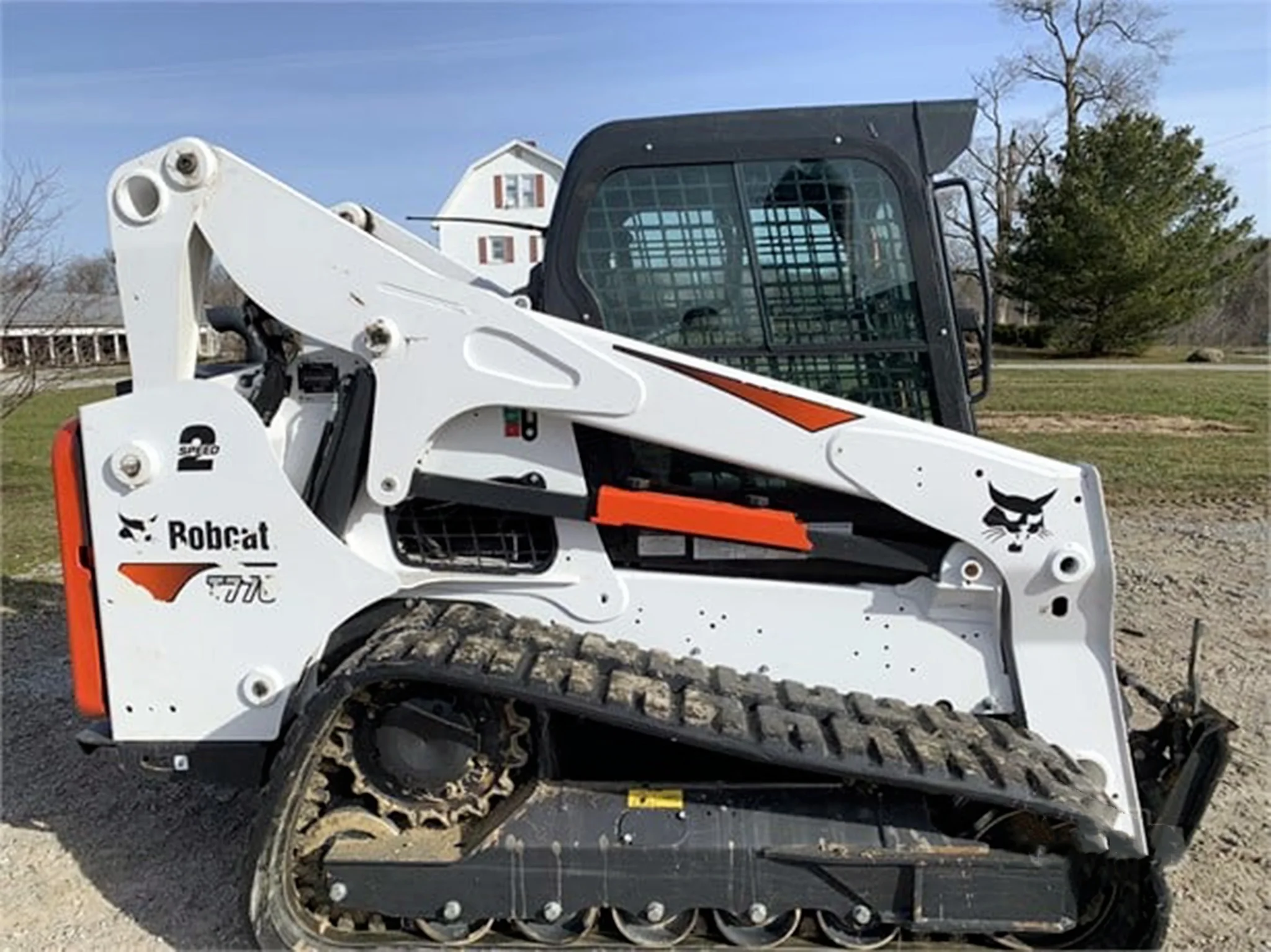 Worldwide Shipping T770 Bobcat Track Skid Steer Loader with Full Inspection Report and Low Ground Pressure for Sale