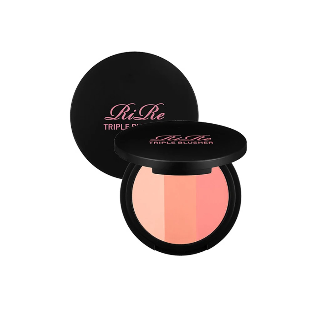 [Korea Cosmetics] Excellent adherence Blusher Face Makeup Triple Blusher Naturally blushing water painting-like coloration