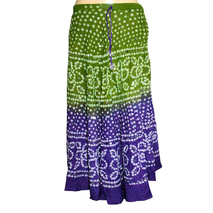 Party Wear Indian Ethnic Bandhani Skirts