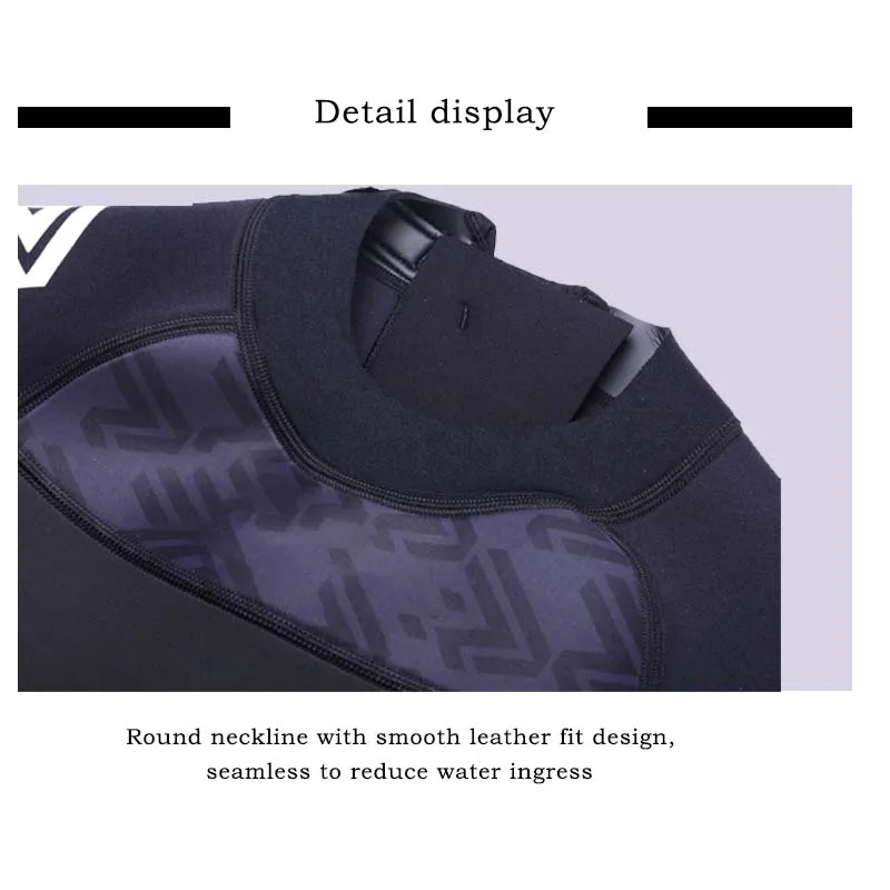 Surfing Wetsuit Wet Suit 3mm Neoprene Men Women Back Zip Long Sleeve Canyoning Heating-wetsuit Wetsuits