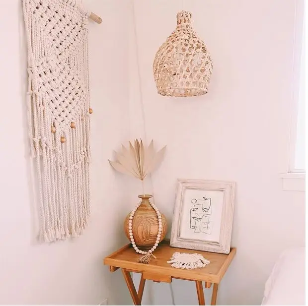 Bamboo Art Bamboo Chandelier Lantern Restaurant Zen Tea Room Studio Hot Pot Shop Lampshade Woven Retro Lamp