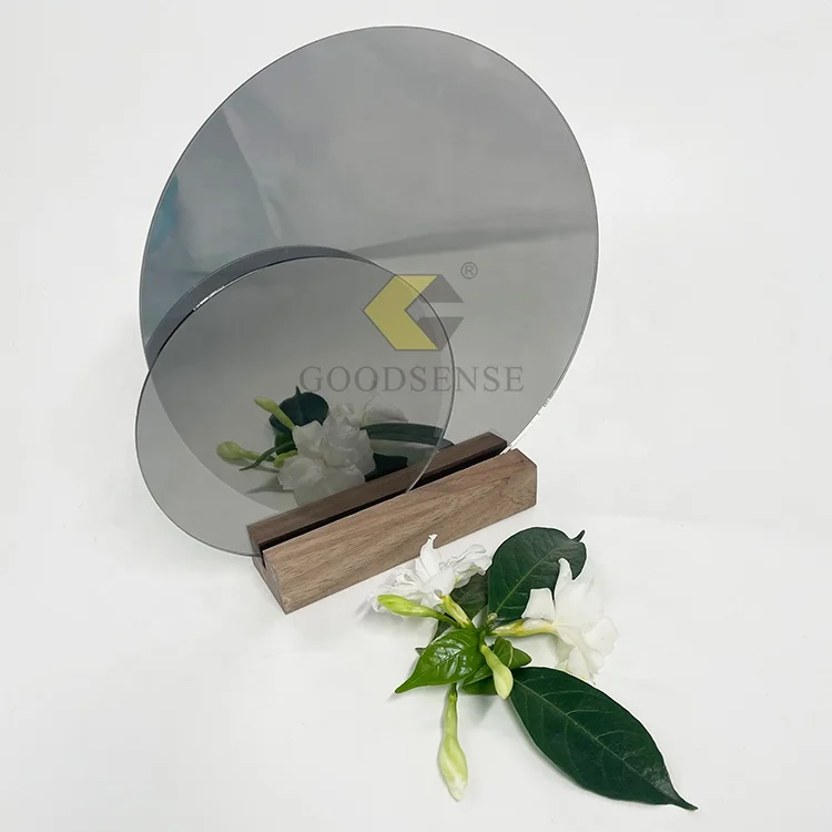 Goodsense Hard Acrylic Two Way Mirror Supplier Espejo Acrilico Large Half Mirror Transparent Peeping for Optical Illusion Mirror