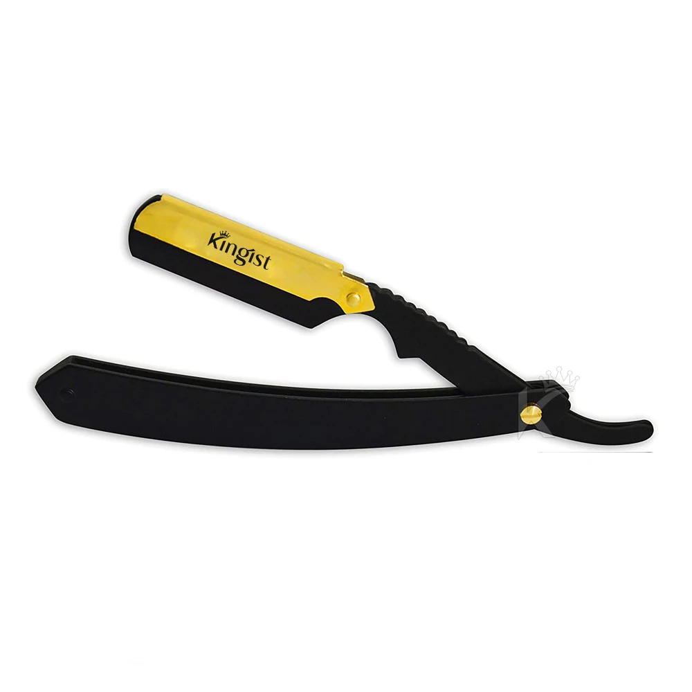 Barber Razor Stainless Steel Custom Logo Single Blade Shaving Razors High Quality Cut Throat Barber Shaving Razor