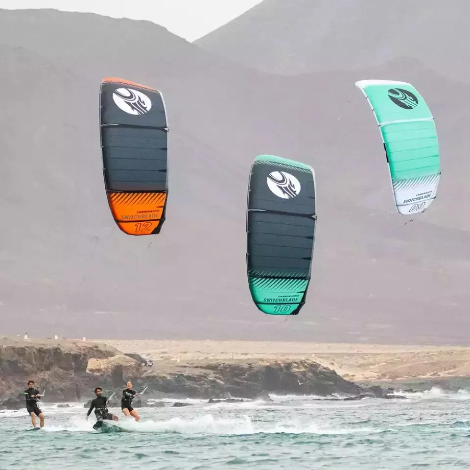 Sale for 2022 Cabrinha CONTRA 1 STRUT Surfing Kites 14m Red Color And Light Blue Kite For Kiteboarding & Kitesurfing Kites