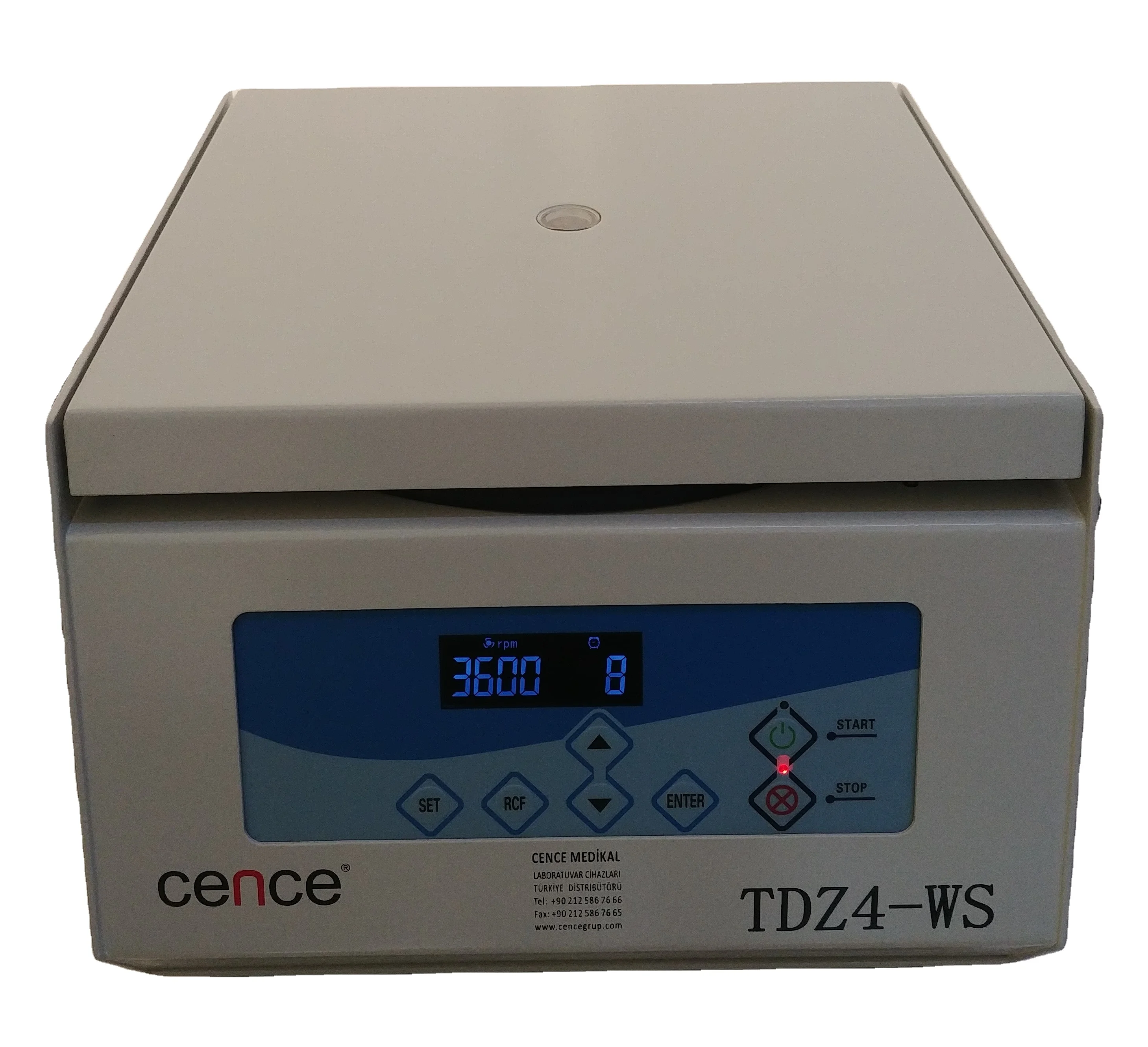 Tabletop Low Speed Laboratory Centrifuge for 50ml tubes 5000rpm Speed Brushless Motor Angle Rotor