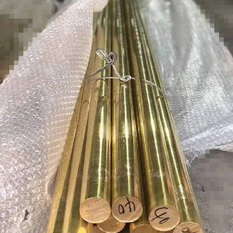 In Stock High Quality Metal Rod Brass Copper Round Solid Bronze Brass Bar