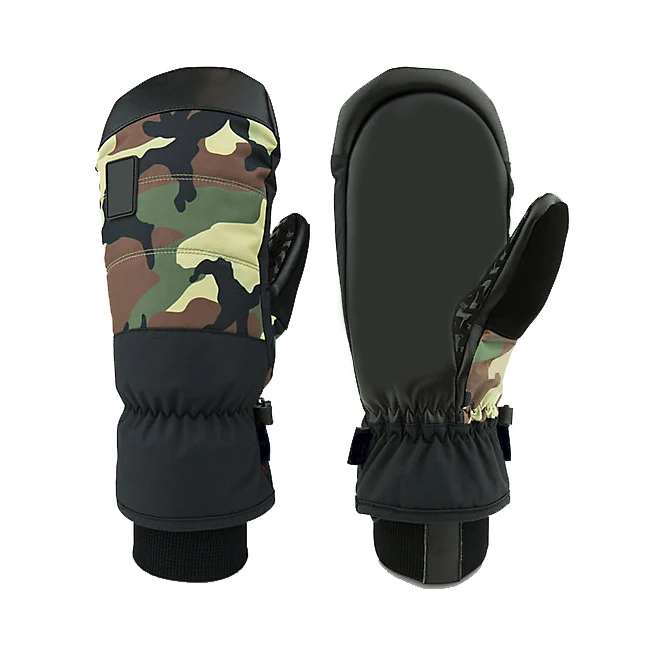 Custom Printed Outdoor Sports Ski Mittens Winter Gloves Warm Snow Ski Mittens and Gloves Custom Snowboarding Mittens