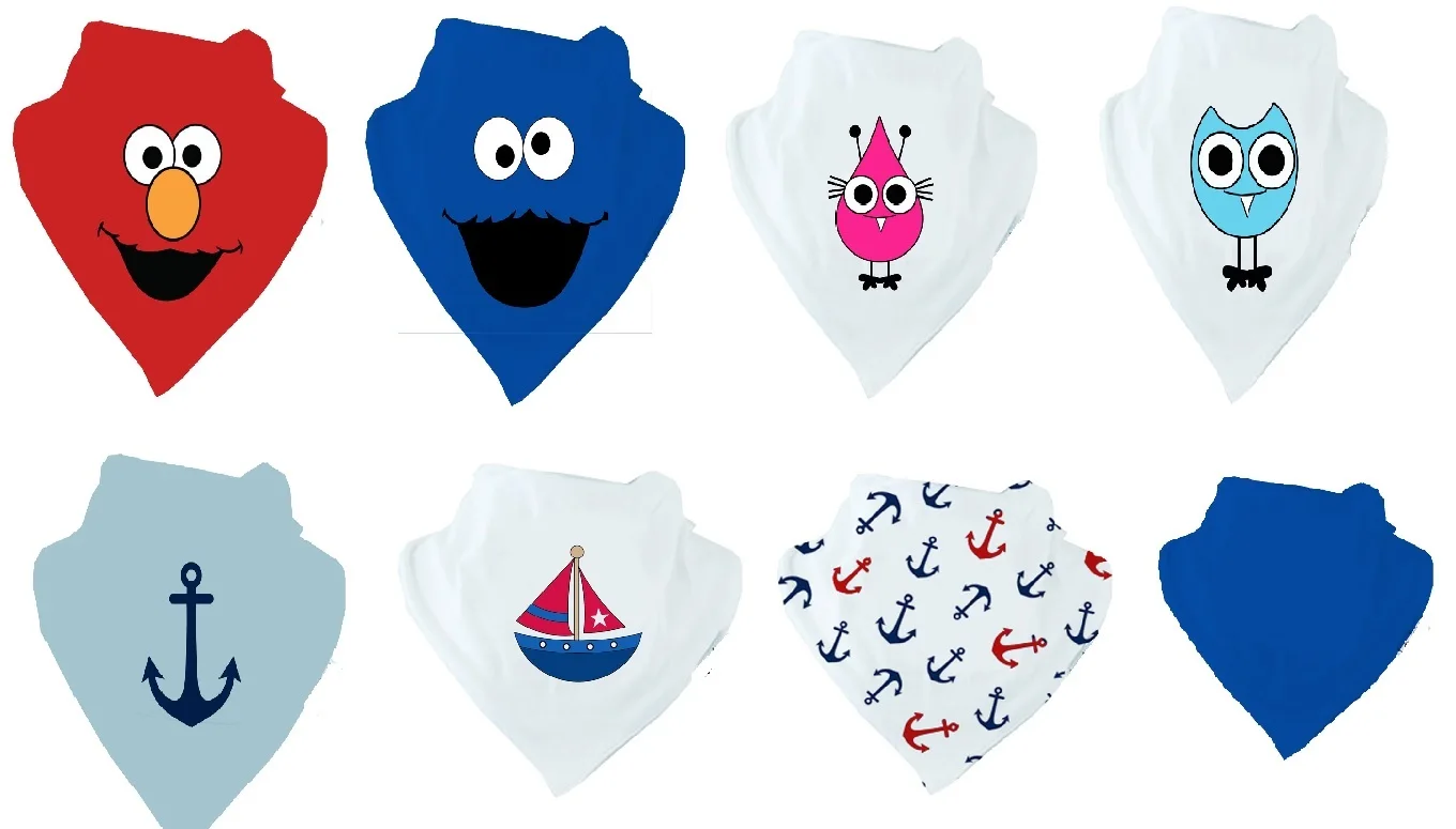 Latest Cotton Bib Baby Drool Towel Organic 100% Cotton Muslin Bandana Baby Bibs Star Pattern Nature Machine Washable Baby Bibs