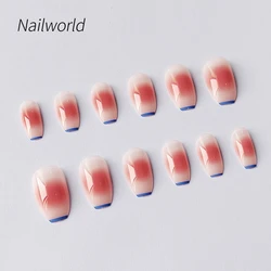Гроб накладные ногти долговечные короткие балета острые накладные ногти Упаковка оптовая пресс на ногти