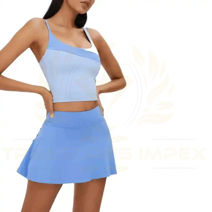 Tennis Uniform Sports Wear Mini Tennis Skirt Dress Cheap Quick Dry Netball Dress For Women With Team Name