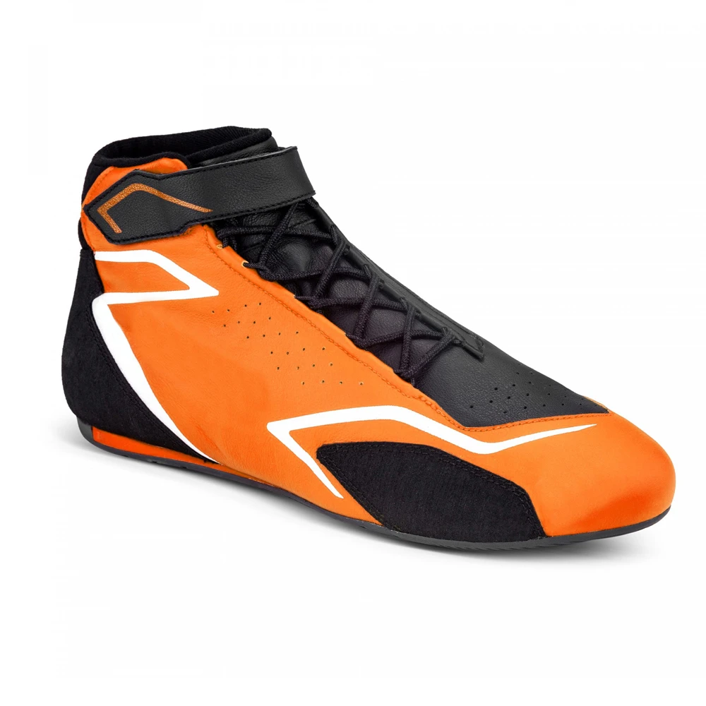 Professional Car Racing Shoes Go-kart Ride Off-Road Leather Fashion Racing Boots With OEM Service