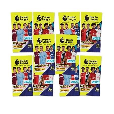 EPL 2022-23 карты Panini Adrenalyn XL-набор из 10 штук (6 карт в упаковке) (всего 60 карт)