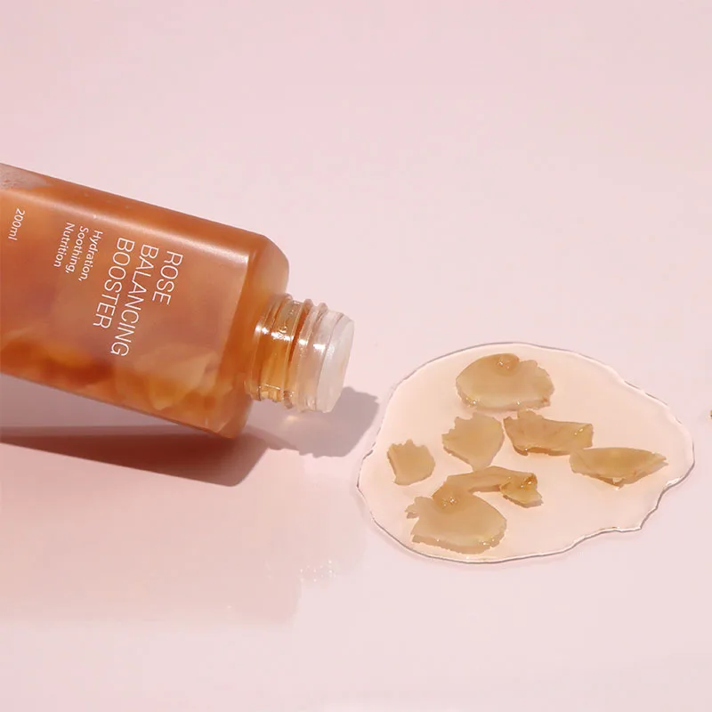 Beauty [SEASON:ING] Rose Toner with Real Rose Petals,Moisturizing,Soothing,Nutrition,Rose Balancing Booster