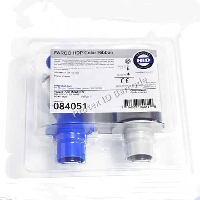 Plastic Card Printer Ribbon YMCK Ribbon 84051 For Fargo HDP5000 ID Card Printers