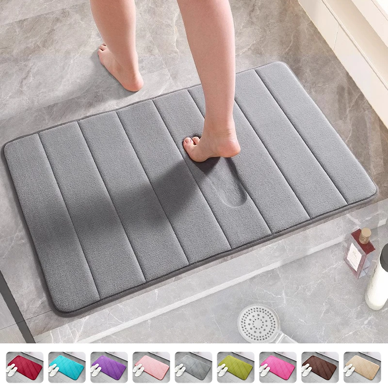 Living room bedroom mat non-slip waterproof engineering wood floor printing pattern
