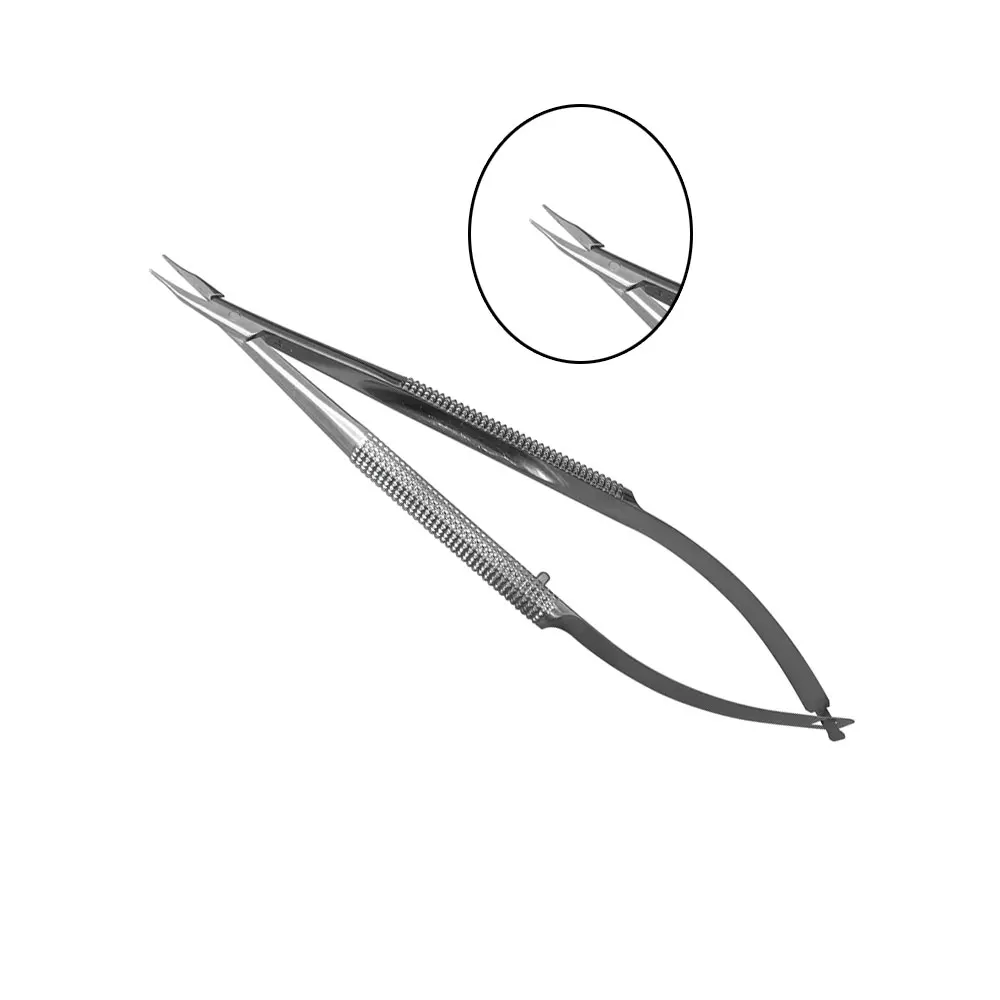 Wholesale Barraquer Needle Holder TC In Stainless Steel Material Professional Quality Barraquer Needle Holder With Round Handle