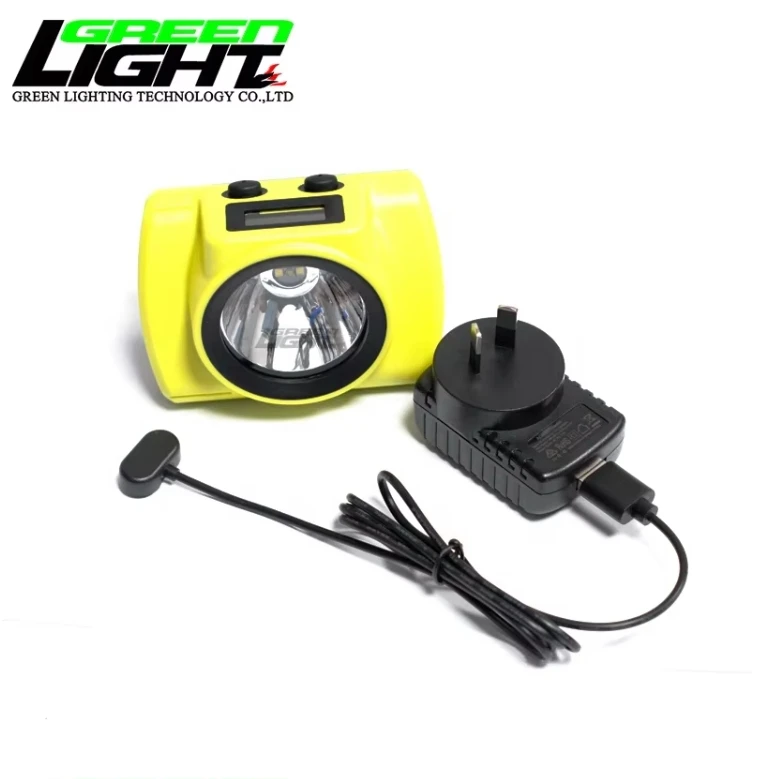 Upgraded GLC-6S Cordless Led Coal Miner Safety Lamp 25000lux 7000mah Mining Cap Lamp Over Mould Switch Button Miners Lantern