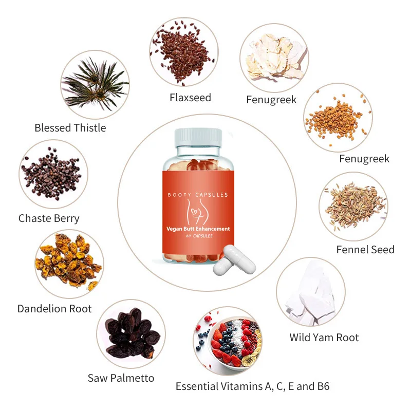 In Stock Breast& Breast Enlargement Capsule Multi Forever Big Hips Tablet/Pi Butt And Macca Hip Up Pill