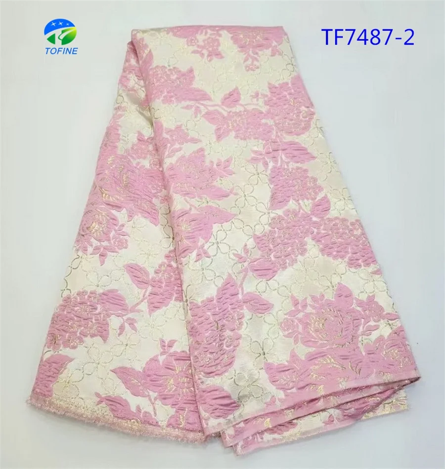 High comfort Jacquard Brocade Fabric Flower Pattern Brocade Super Soft Lace Brocade Fabric for Garment