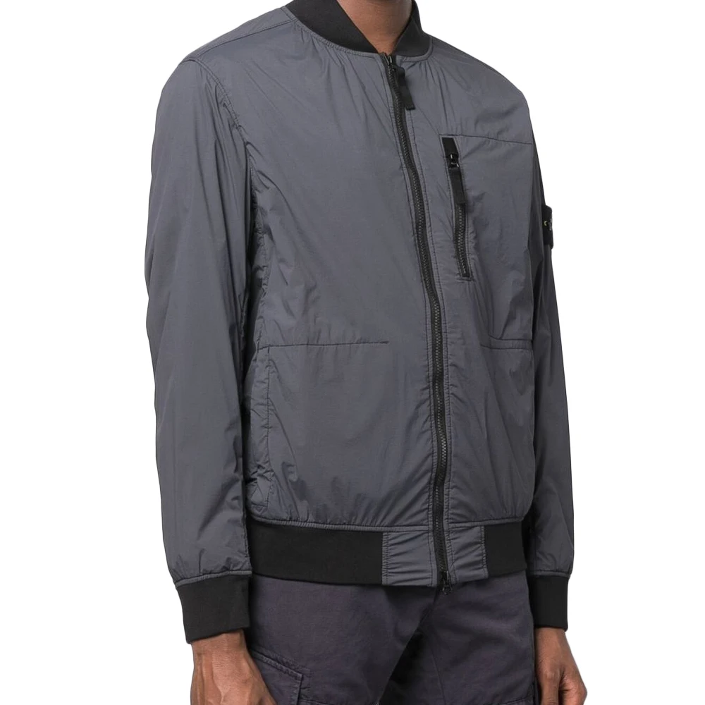 Custom men bomber styled with handy side pockets and comfy ribbed trim 100% polyester men aviator jacket