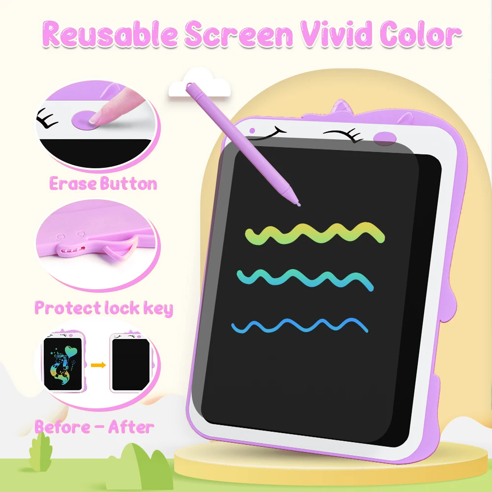 8.5 10inch Drawing Pad Graphic Lcd Drawing Tablet For Notepads Custom Logo Printed Stationery