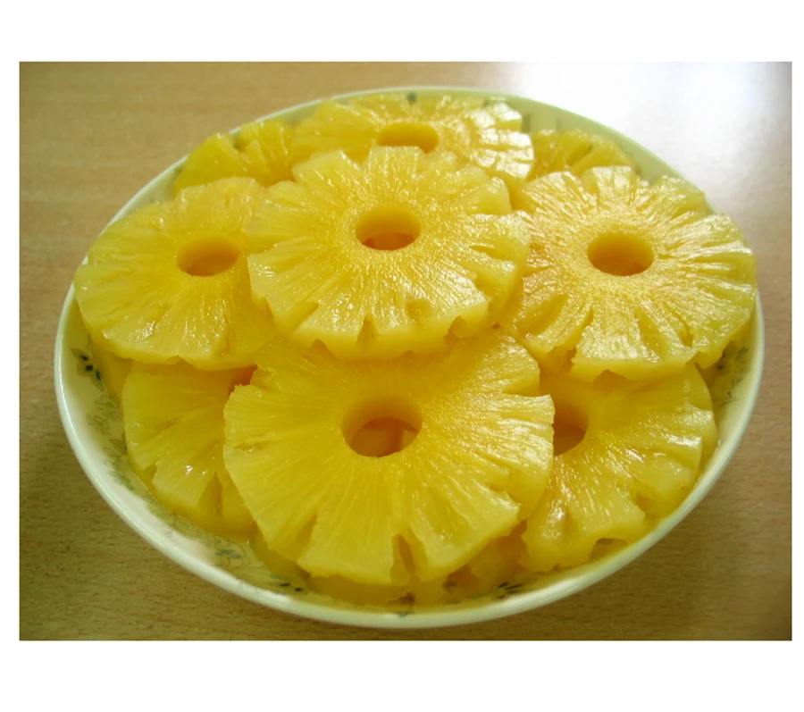 Высококачественный доступный по цене очень хороший вкус консервированный ананас нарезанный легким сиропом для приготовления сока салата торта Белла