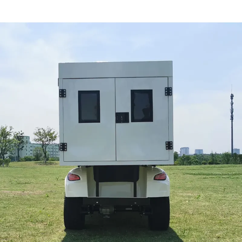 Best Price For 2 Seats Hotel Resort used electric room service food delivery golf carts with closed box For Sale