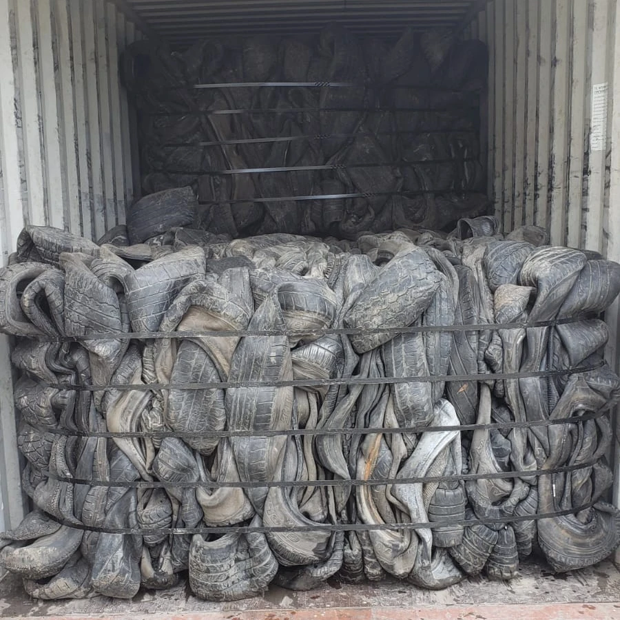 Baled Tyres Scrap Used & Recycled for Indian Manufacturer
