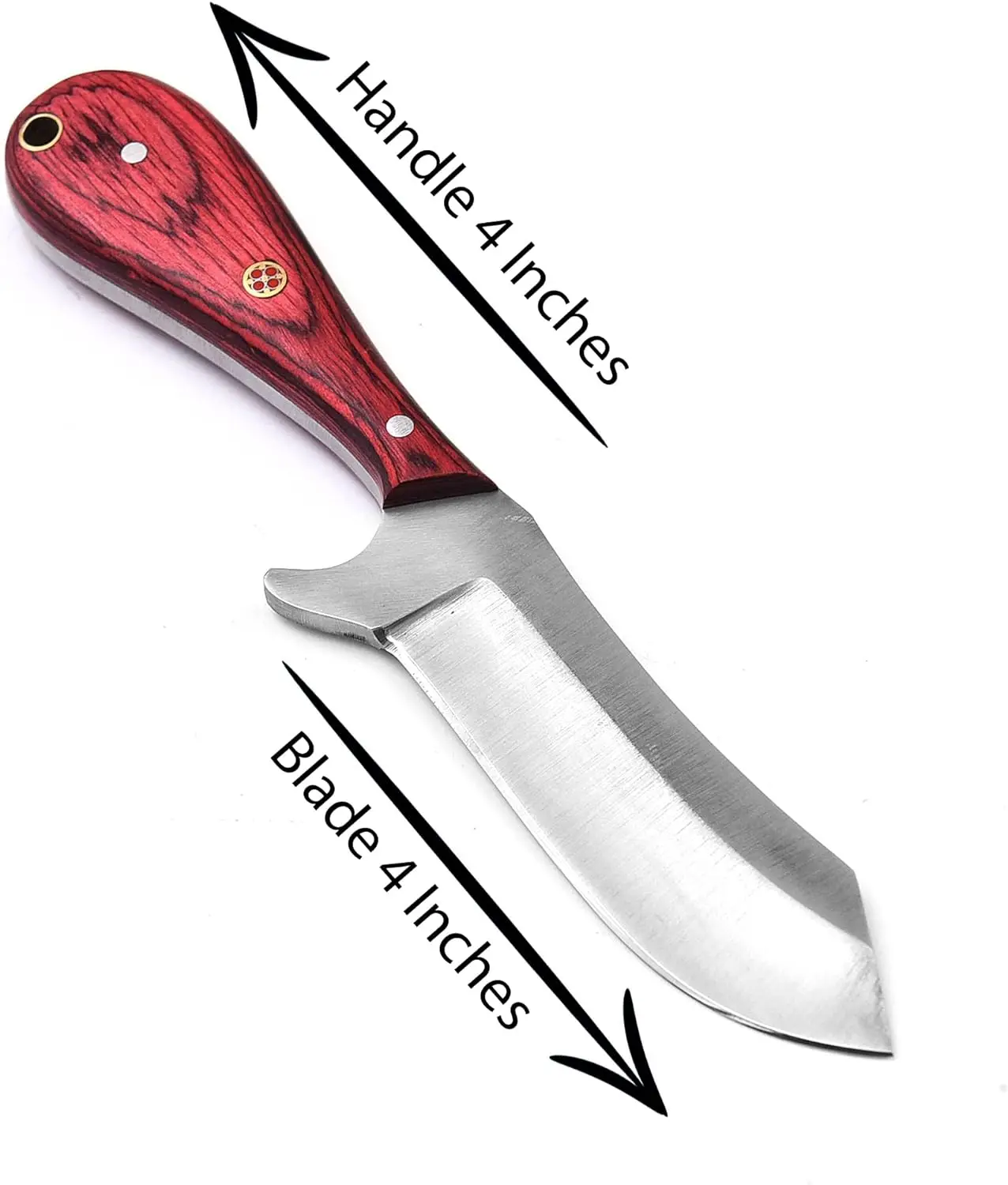 High Carbon Steel Bull Cutter Knife Handmade Butcher for Precision Cutting Sharp Edge With Leather Sheath Hot Sale