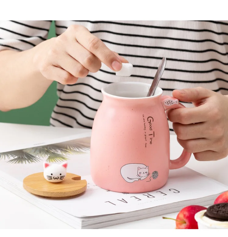 High Productivity Cute Tea Designer Leakproof Logo Custom Stainless Steel Ceramic Coffee Travel Mug