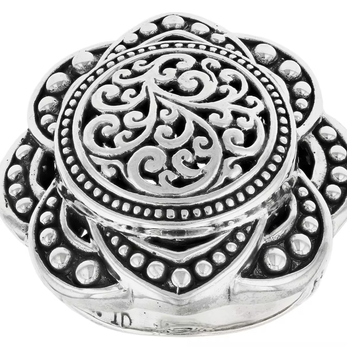 Beaded Filigree Ring: Sterling Silver | Exquisite Craftsmanship Jewelry | Intricate Design with Elegant Detailing | Wholesale