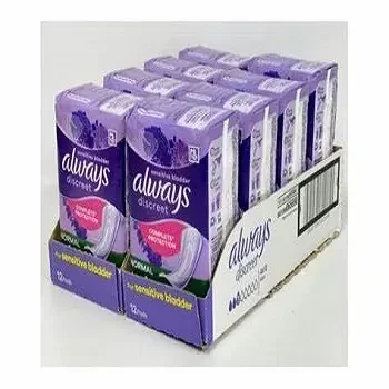 Always Maxi Feminine Pads for Women, Size 3 Extra Long Super Absorbency, with Wings, Unscented, 33 Count