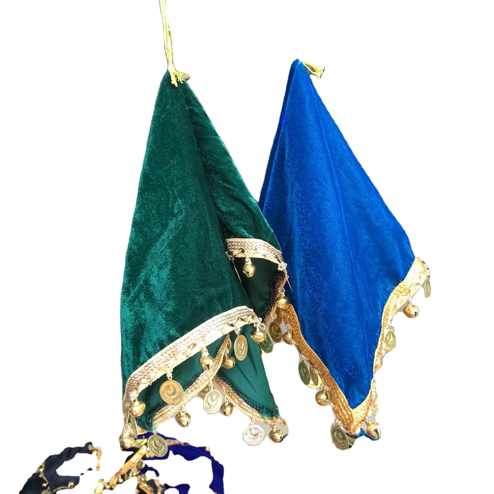 2022 New Fashion Wedding Dancing Scarves / Dancing Cloth / Finger hanging Dancing Kuchi Scarves