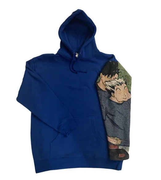 Tapestry / Anime hoodie with custom logos printing  embroidery at wholesale for men and women