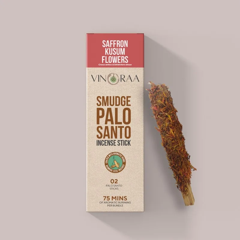 Шафран Kusum Palo Santo Ароматические продукты из натурального дерева для духовного расслабления