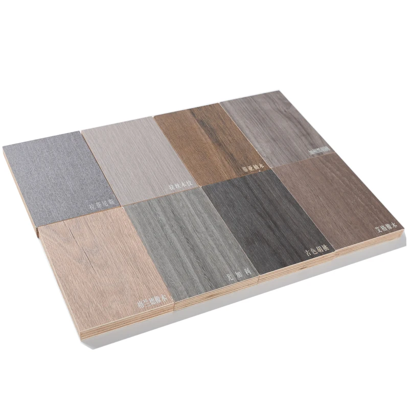 Melamine Plywood Board and Marine With Wood Grain Color