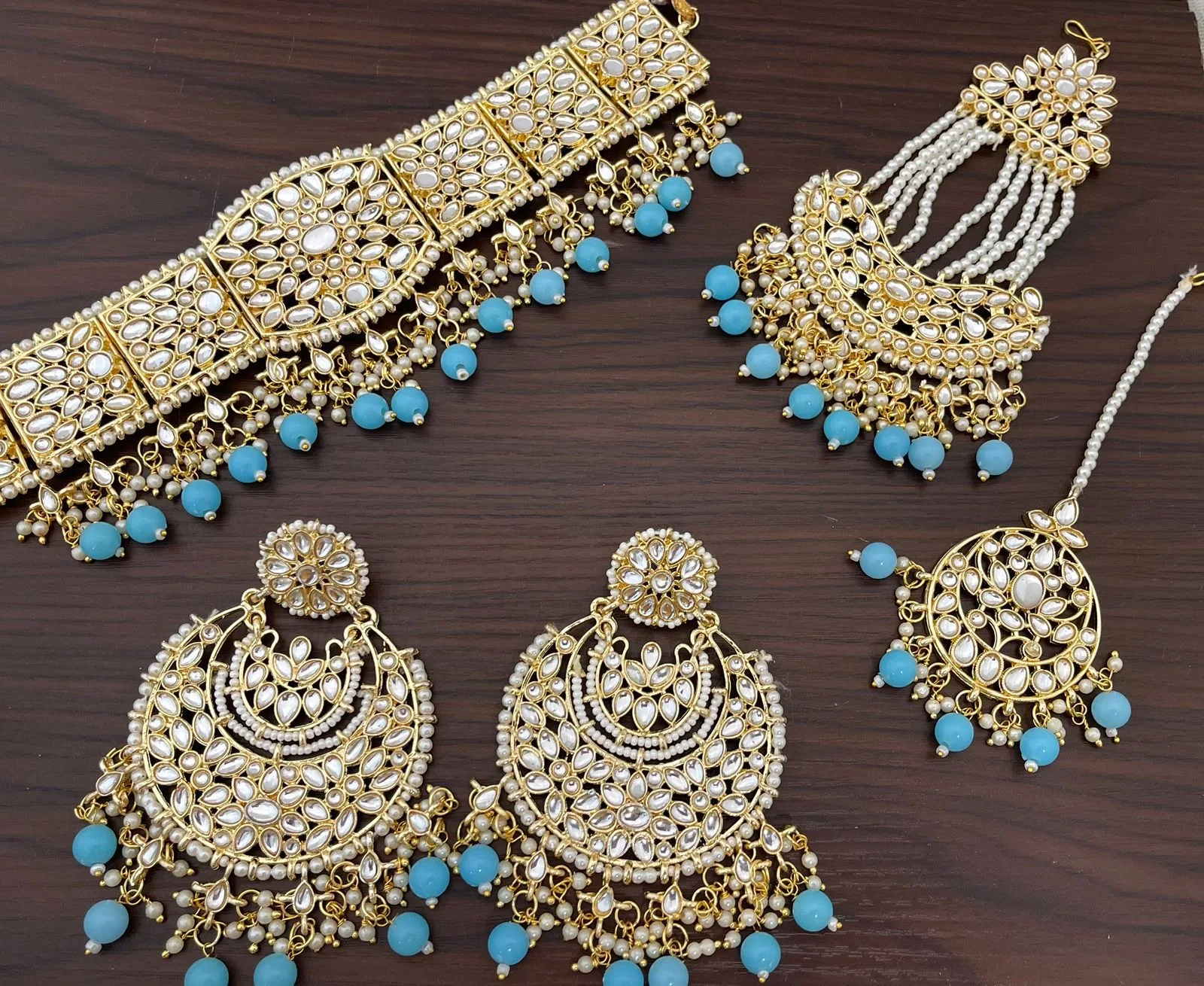 Exquisite Wholesale Traditional Bridal Wedding Indian Designer Jewellery Set for Export Selling from Indian Exporter