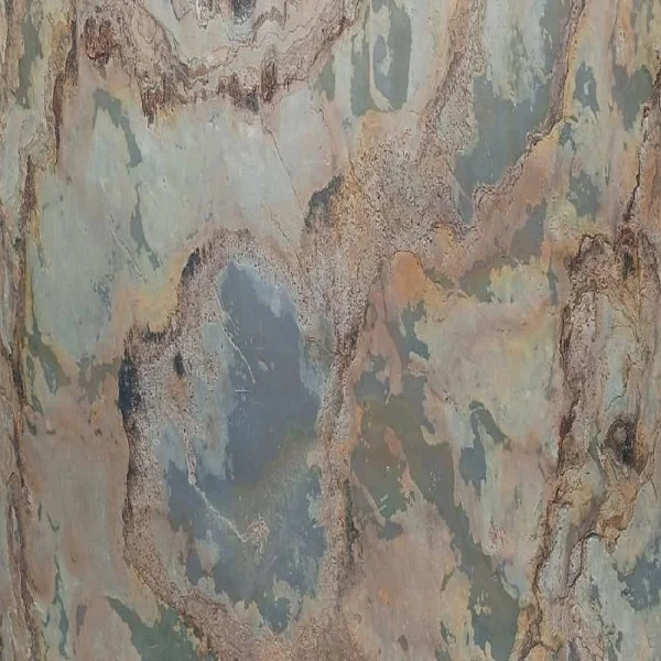 Indian Autumn Slate Stone Veneer Cheap Natural 2mm Thickness 4X2 & 4X8 Feet Block for Interior & Exterior Wall Panel Decoration